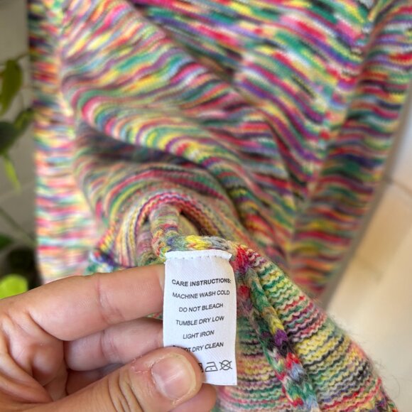 Marbled Knit Crewneck Sweater - Picture 4 of 5